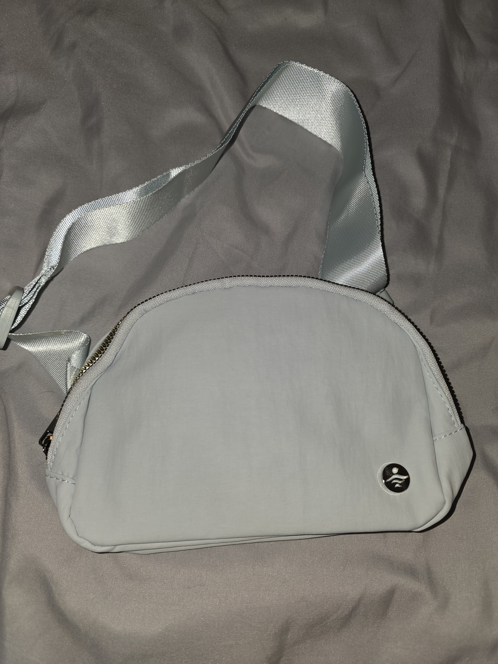 HALARA Light Blue Crescent Crossbody Bag